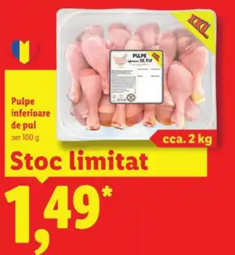 Lidl Pulpe inferioare de pui Ofertă