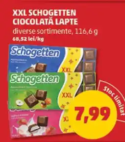 Penny XXL Schogetten Ciocolată Lapte Ofertă