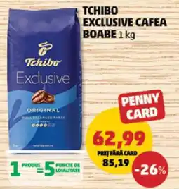 Penny Tchibo Exclusive Cafea Boabe 1 kg Ofertă