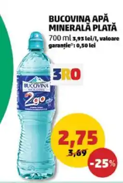 Penny Bucovina apă minerală plată Ofertă