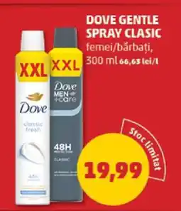 Penny DOVE GENTLE SPRAY CLASIC Ofertă