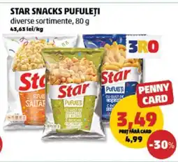 Penny STAR SNACKS PUFULEȚI Ofertă