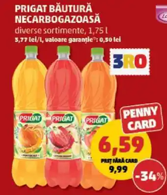 Penny PRIGAT BĂUTURĂ NECARBOGAZOASĂ Ofertă