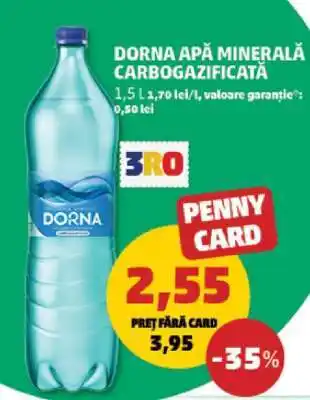 Penny Dorna Apă Minerală Carbogazificată Ofertă