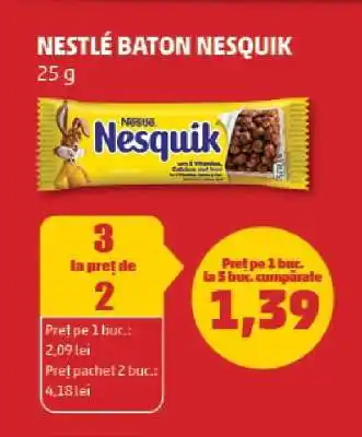 Penny NESTLÉ BATON NESQUIK Ofertă
