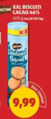 Penny XXL Biscuiți Cacao 46% Ofertă