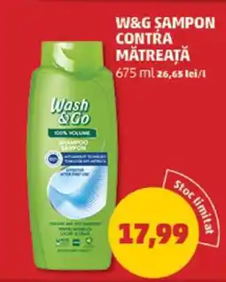 Penny W&G Șampon Contra Mătreață Ofertă