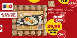 Penny Ouă mărimea M, COD 2, 30 buc Ofertă