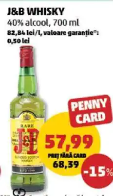 Penny J&B Whisky Ofertă