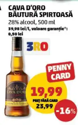 Penny Cava D'Oro Băutură Spirtoasă Ofertă