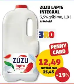 Penny ZUZU LAPTE INTEGRAL Ofertă