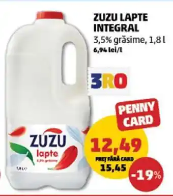 Penny ZUZU LAPTE INTEGRAL Ofertă