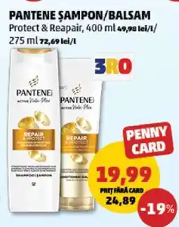 Penny PANTENE ȘAMPON/BALSAM Protect & Repair Ofertă