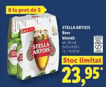 Lidl STELLA ARTOIS Ofertă