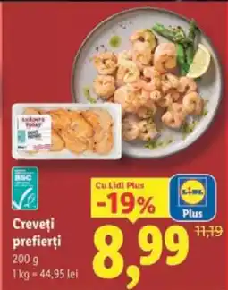 Lidl Creveți preferiți Ofertă