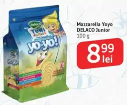 Supeco Mozzarella Yoyo DELACO Junior Ofertă