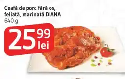 Supeco Ceafă de porc fără os, feliată, marinatǎ DIANA Ofertă