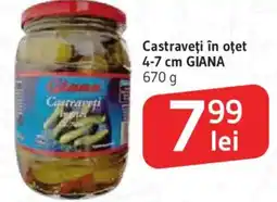 Supeco Castraveţi în oțet 4-7 cm GIANA Ofertă