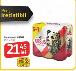 Supeco Bere blondǎ URSUS Ofertă