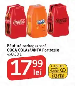 Supeco Băutură carbogazoasă COCA COLA/FANTA Portocale Ofertă
