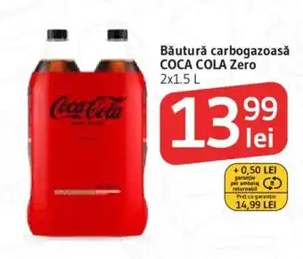 Supeco Băutură carbogazoasă COCA COLA Zero Ofertă