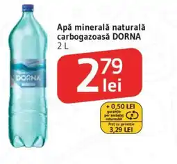 Supeco Apă minerală naturală carbogazoasă DORNA Ofertă