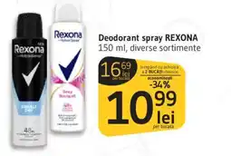 Supeco Deodorant spray REXONA Ofertă