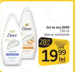 Supeco Gel de duş DOVE Ofertă