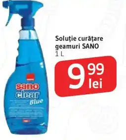 Supeco Soluţie curățare geamuri SANO Ofertă