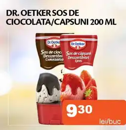 Unicarm Dr. oetker sos de ciocolata/capsuni Ofertă