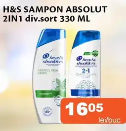 Unicarm H&s sampon absolut 2in1 Ofertă