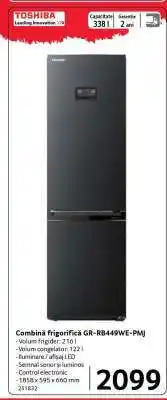 Selgros Combină frigorifică GR-RB449WE-PMJ Ofertă