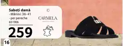 Selgros Saboți damă Ofertă