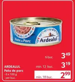 Selgros ARDEALUL Pate de porc Ofertă