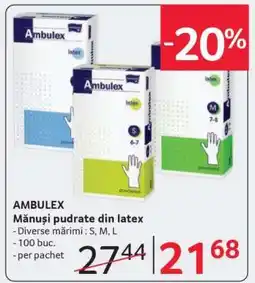 Selgros AMBULEX Ofertă