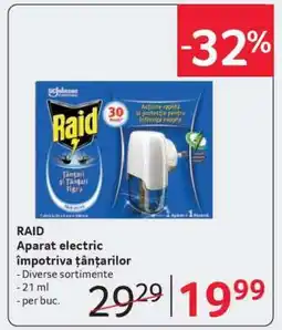 Selgros RAID Aparat electric împotriva țânțarilor Ofertă