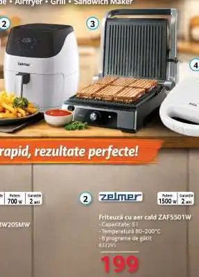 Selgros Friteuză cu aer cald ZAF5501W Ofertă