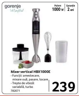 Selgros Mixer vertical HBX1000E Ofertă