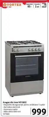 Selgros Aragaz din inox VO1802 Ofertă