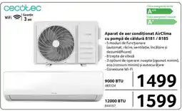 Selgros Aparat de aer condiționat AirClima cu pompă de căldură 8181 / 8185 Ofertă