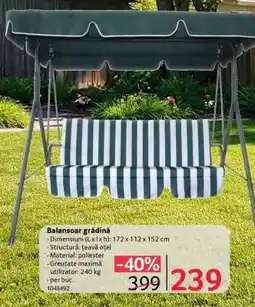 Selgros Balansoar grădină Ofertă