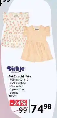 Selgros Set 2 rochii fete Ofertă