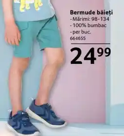 Selgros Bermude băieți Ofertă