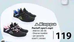 Selgros Pantofi sport copii Ofertă