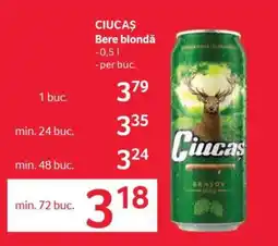 Selgros CIUCAŞ Bere blondă Ofertă