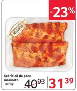 Selgros Scăricică de porc marinată Ofertă