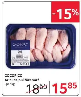 Selgros COCORICO Aripi de pui fără vârf Ofertă