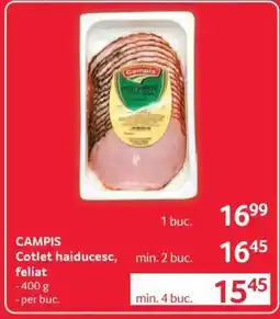 Selgros CAMPIS Cotlet haiducesc feliat Ofertă