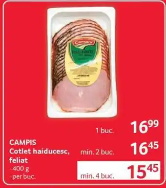 Selgros CAMPIS Cotlet haiducesc feliat Ofertă