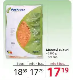 Selgros Morcovi cuburi Ofertă